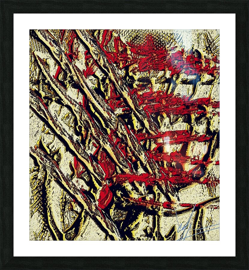 Somewhere Between Revenge & Retribution Picture Frame print