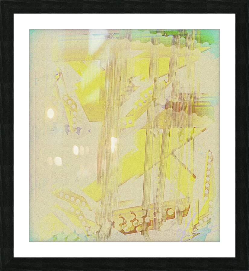 Troubled Runner Picture Frame print