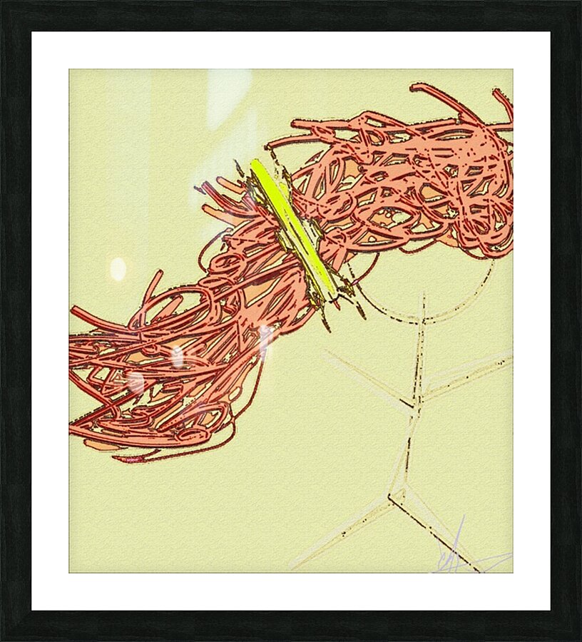 rEDhAIrING Picture Frame print