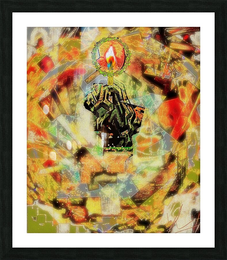La Main de Gloire Picture Frame print