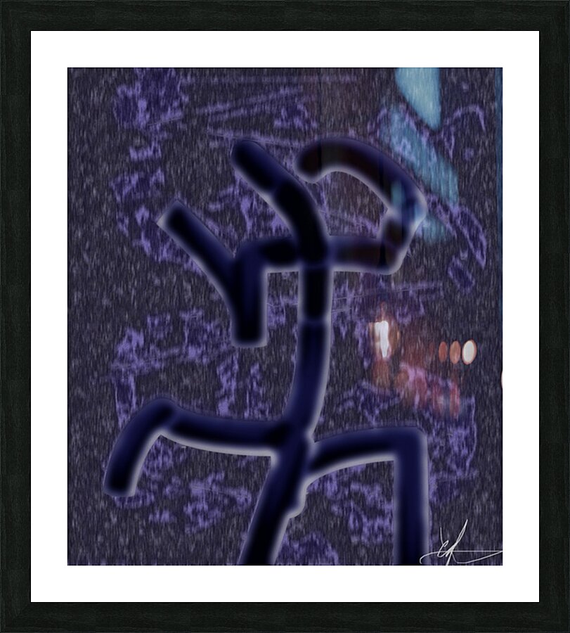 Nox Iguanidae Picture Frame print