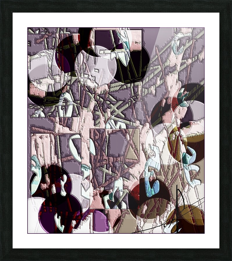 Structural Damage Picture Frame print