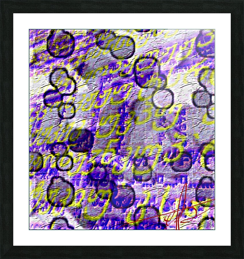 Anthocyanin Aria Picture Frame print