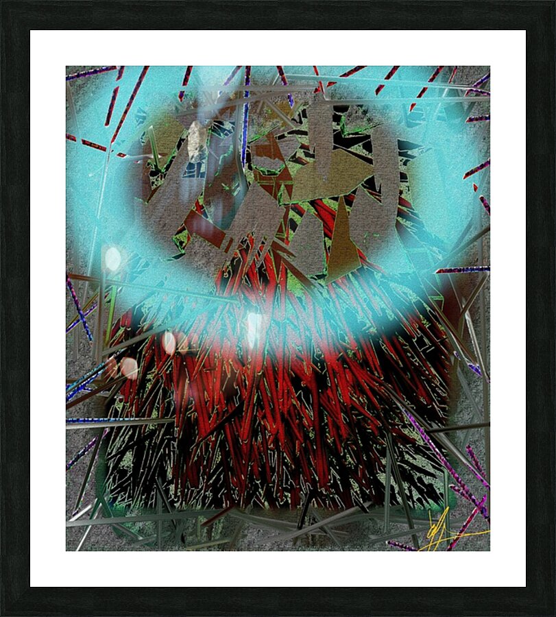 Shards & Quills Picture Frame print