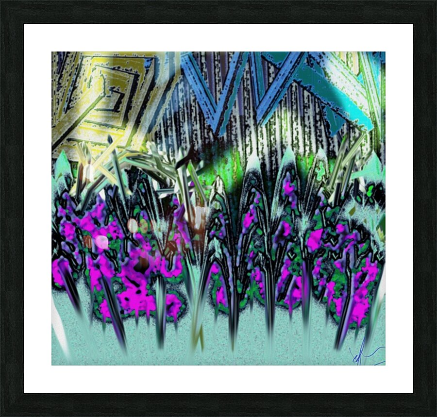 Floodgate Overgrowth Picture Frame print