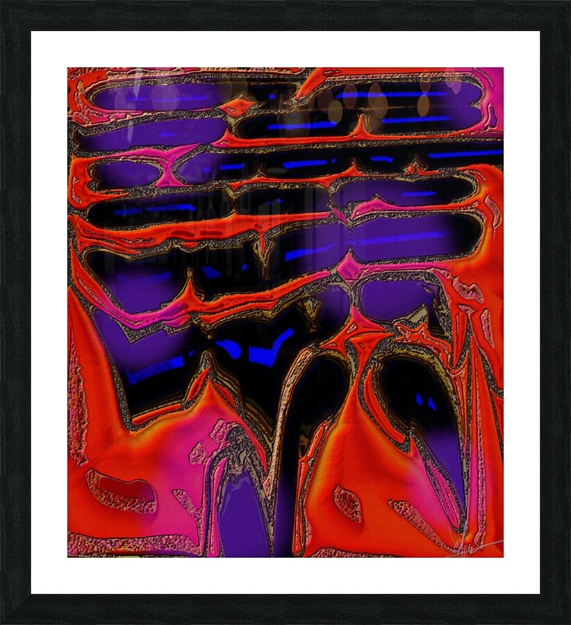 The Tethering Steppes Picture Frame print