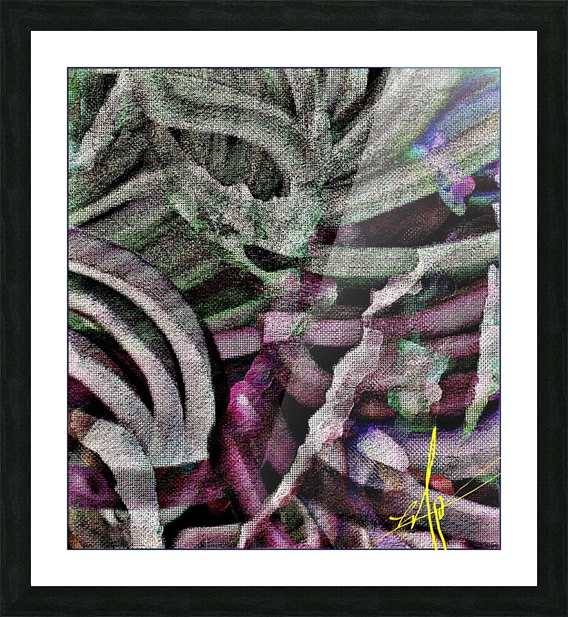 Sorbet Waves Picture Frame print