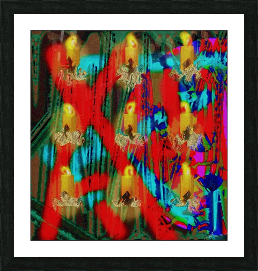 Candles IX Picture Frame print