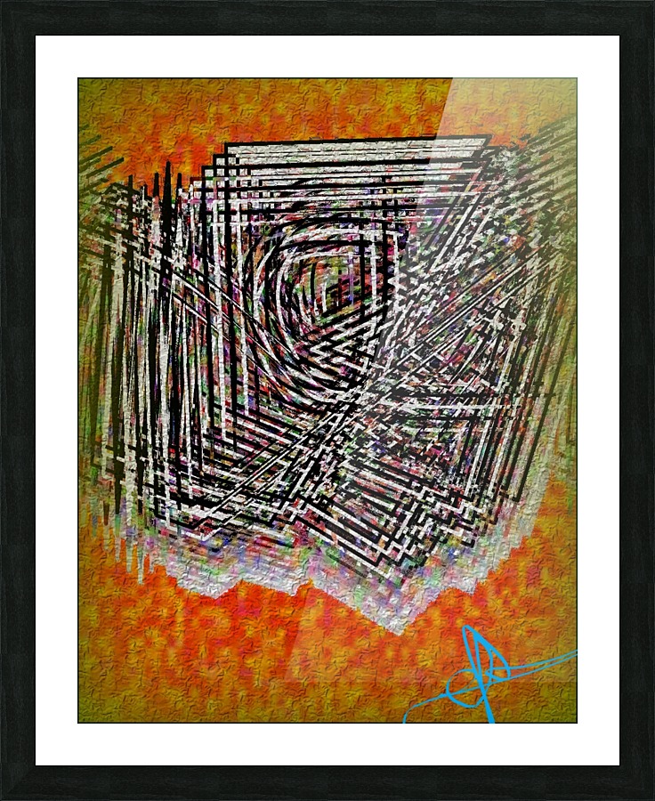 Supernatet Labyrinthus Picture Frame print