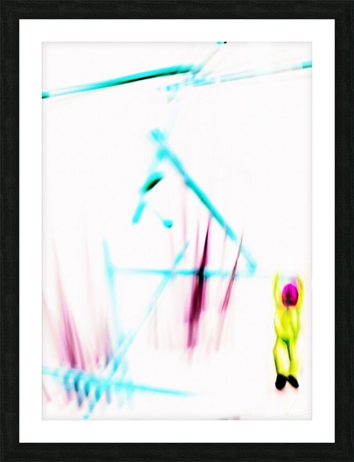The Risktaker Picture Frame print
