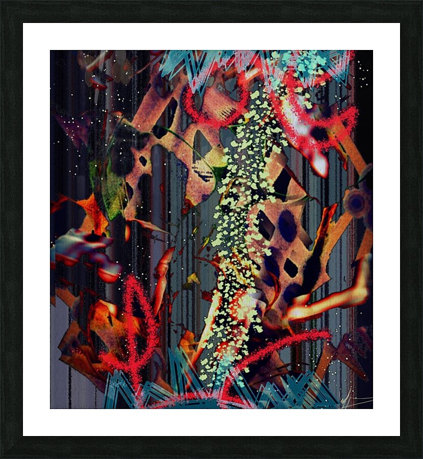 Gelogenic Technosignalism Picture Frame print