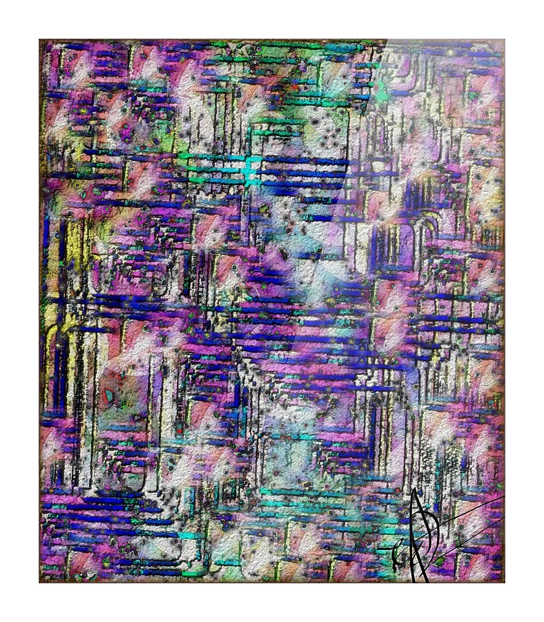 Feathering the Internal Dialogue Picture Frame print