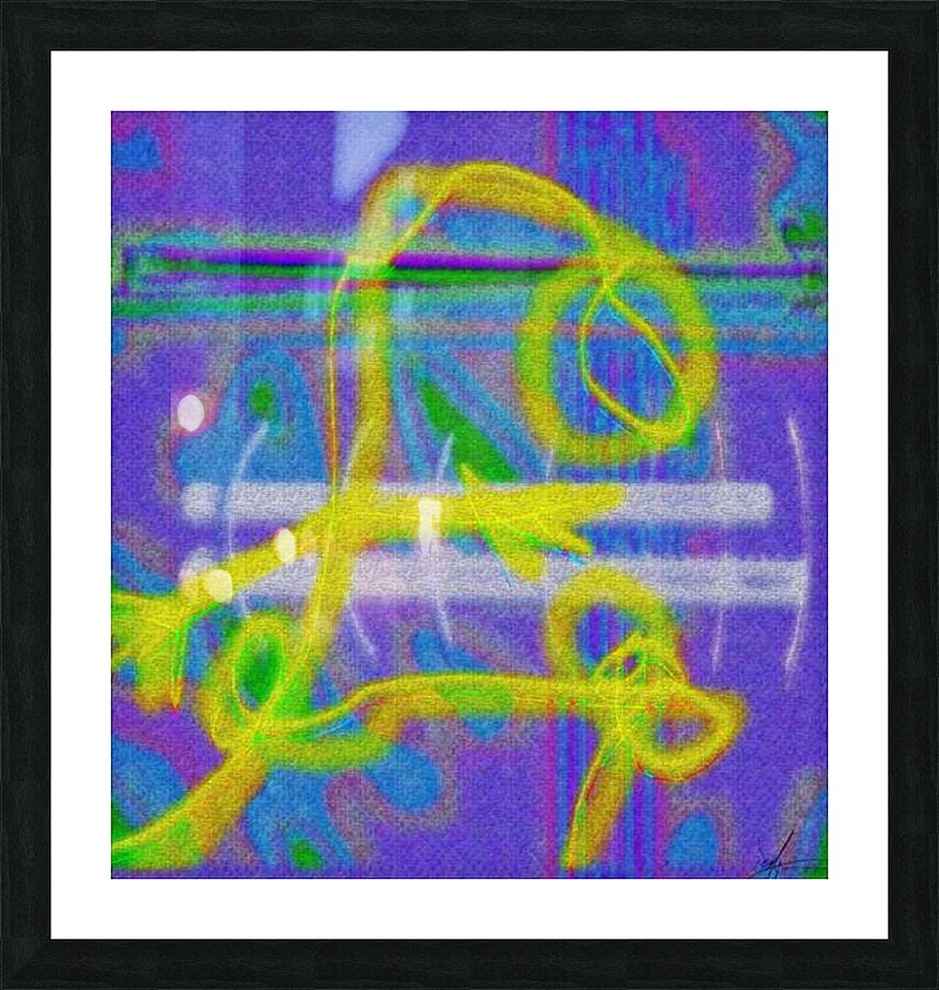 The Lunge Picture Frame print