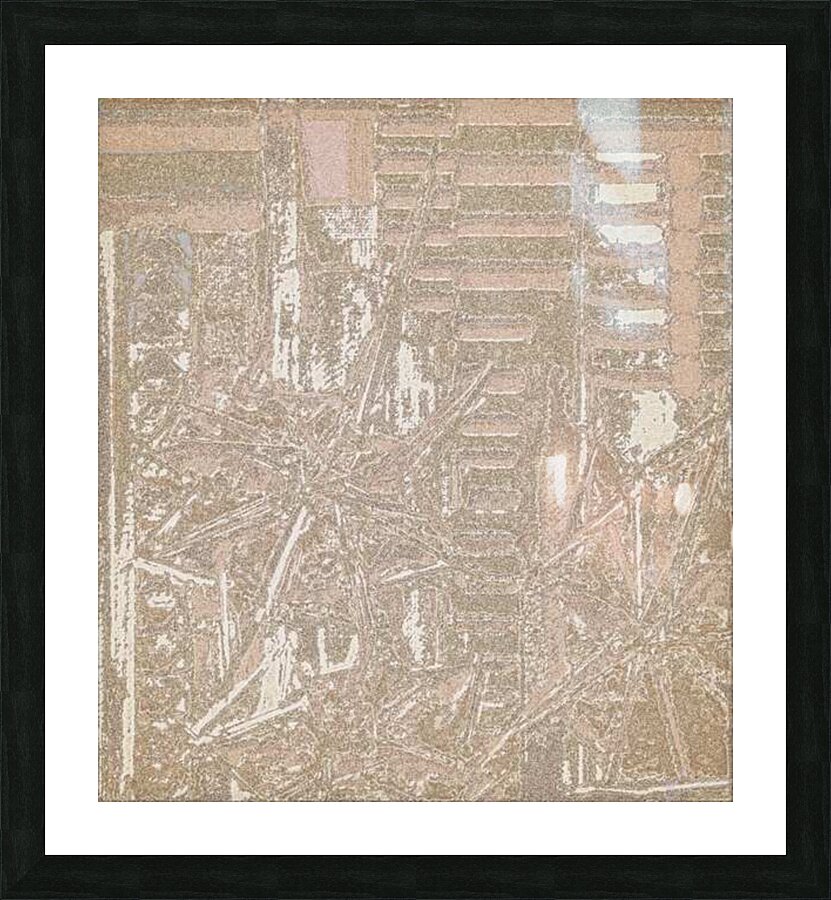 Absentee Precipitate Picture Frame print