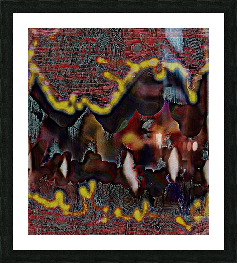 Tlaltecuhtli Picture Frame print