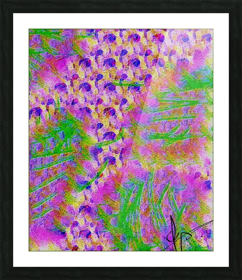 Piecing Together a Beautiful Memory Picture Frame print