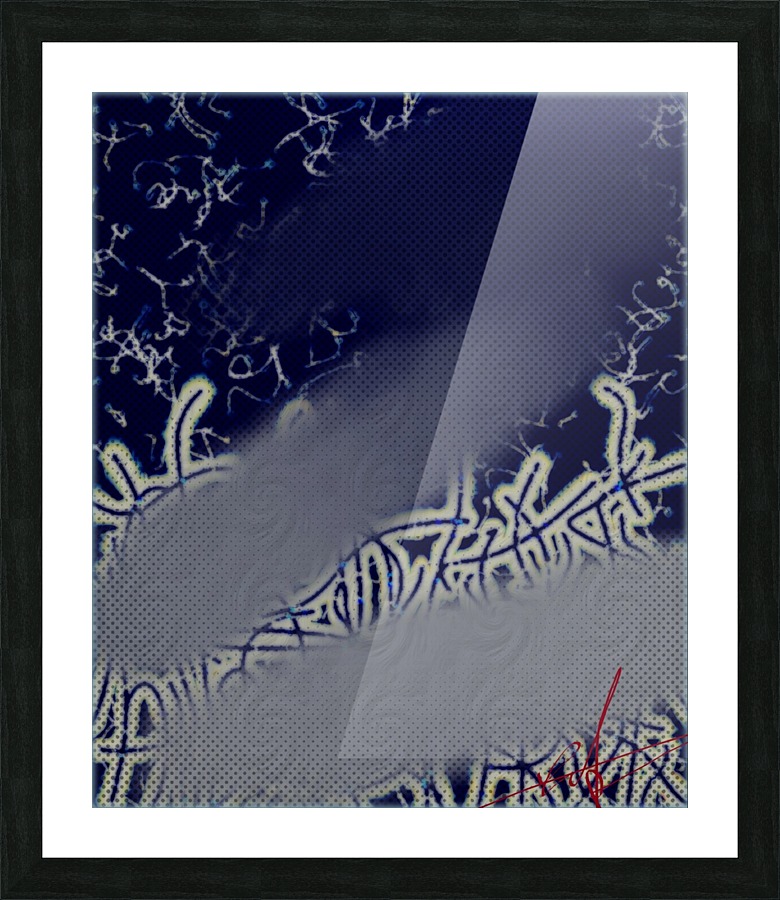 Muzzy Headed Fluke Picture Frame print
