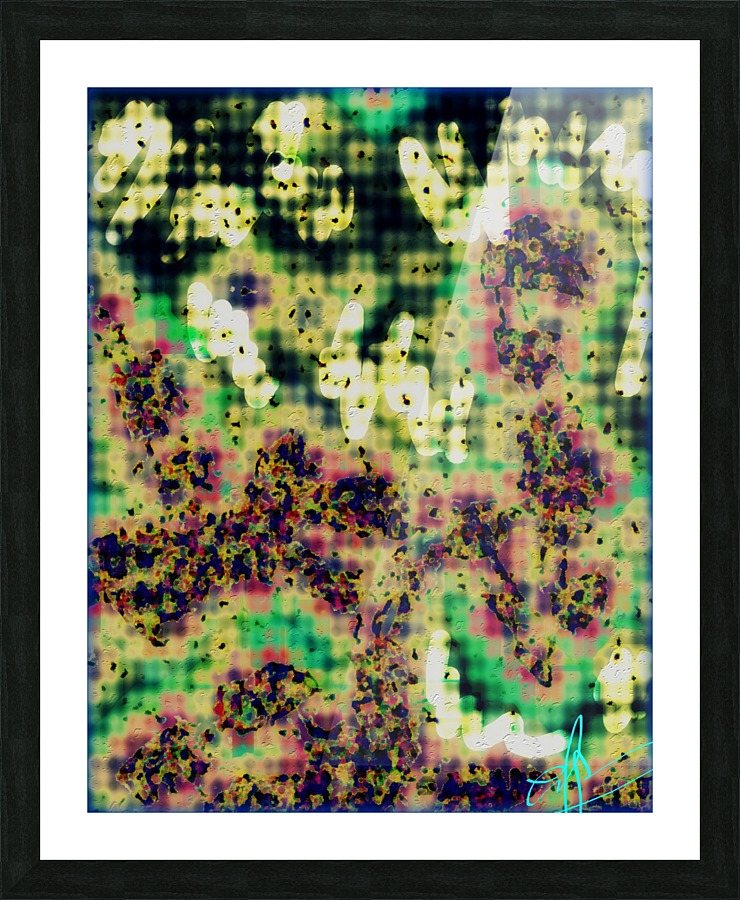 Phosphenated Bonsai Picture Frame print