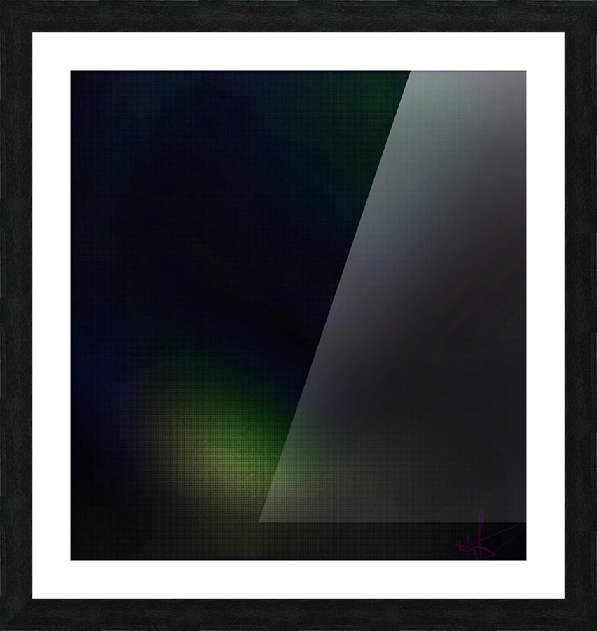 Something Deeper Darker Beneath Picture Frame print