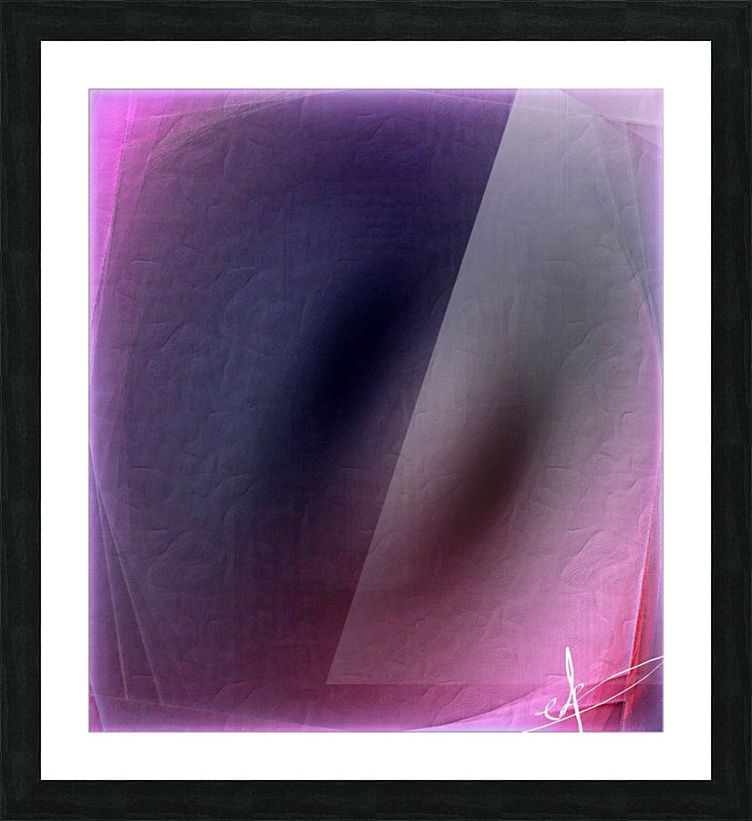 Damson Pit Split Picture Frame print