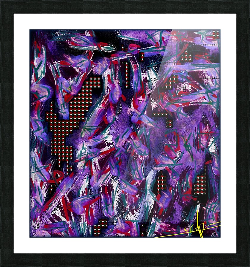 Glitch in the Simulation Picture Frame print