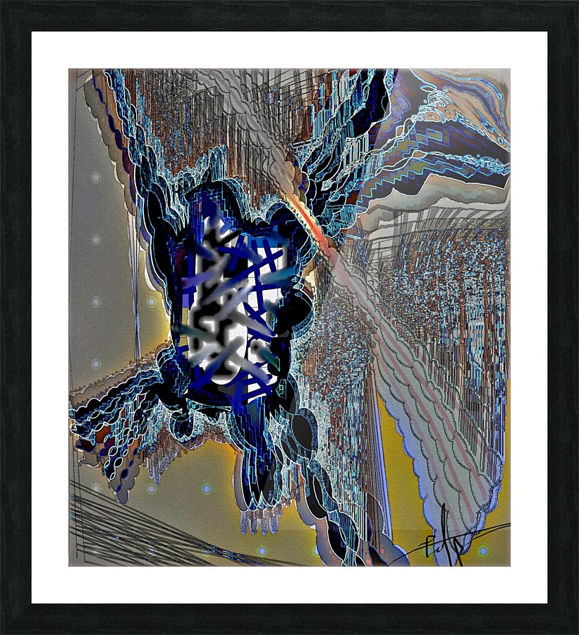 Spastic Dumpy Shore Break Picture Frame print