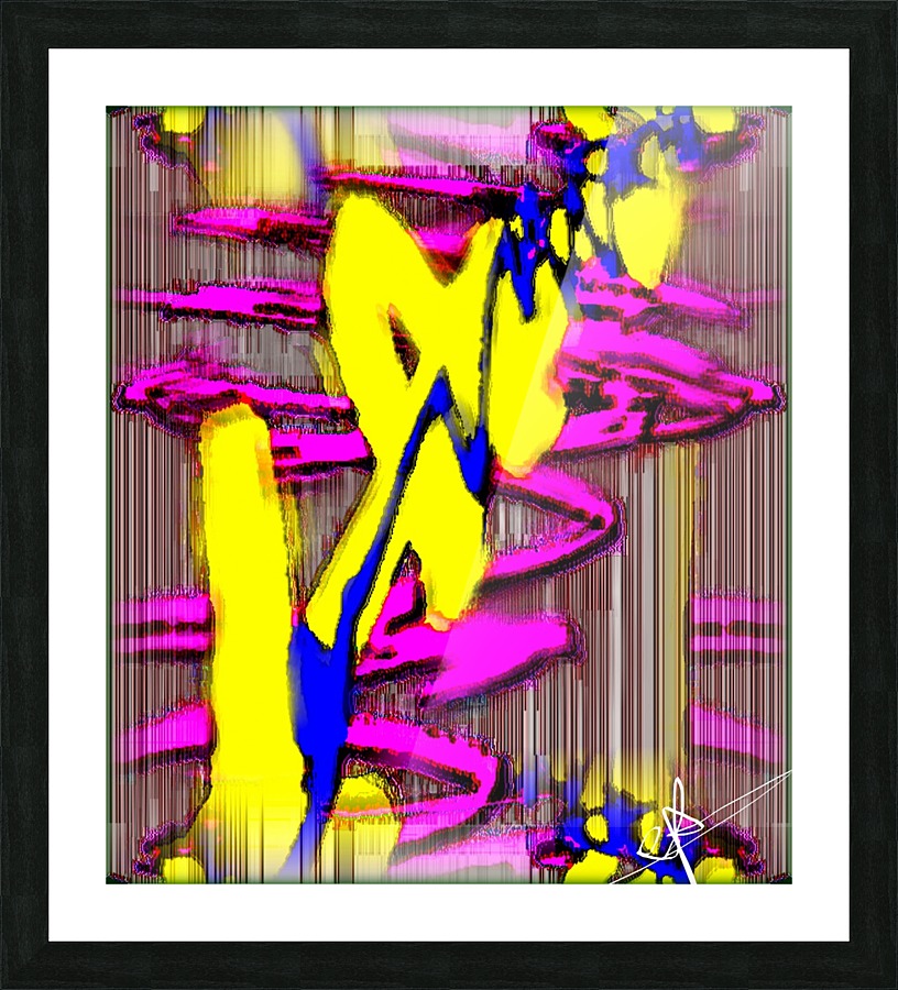 Foudre en Attente Picture Frame print