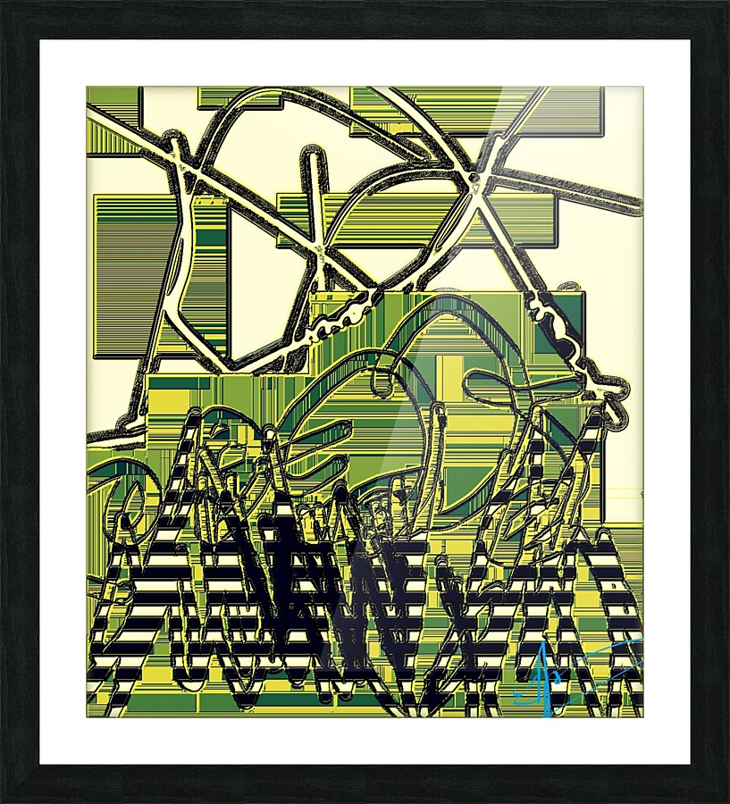Chartreuse Lightning Illuminates Dover Castle Picture Frame print