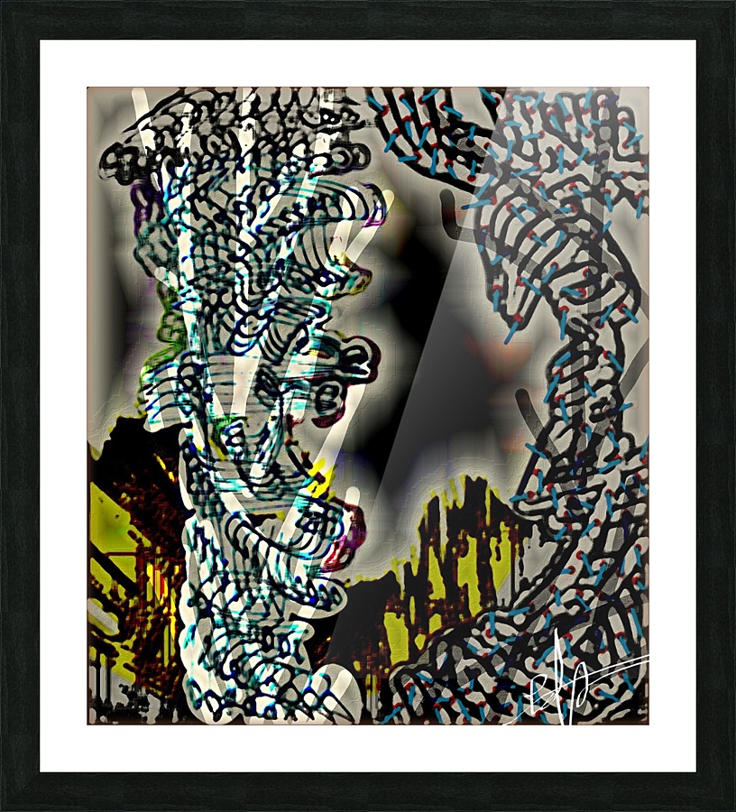 Krzywy Las Picture Frame print
