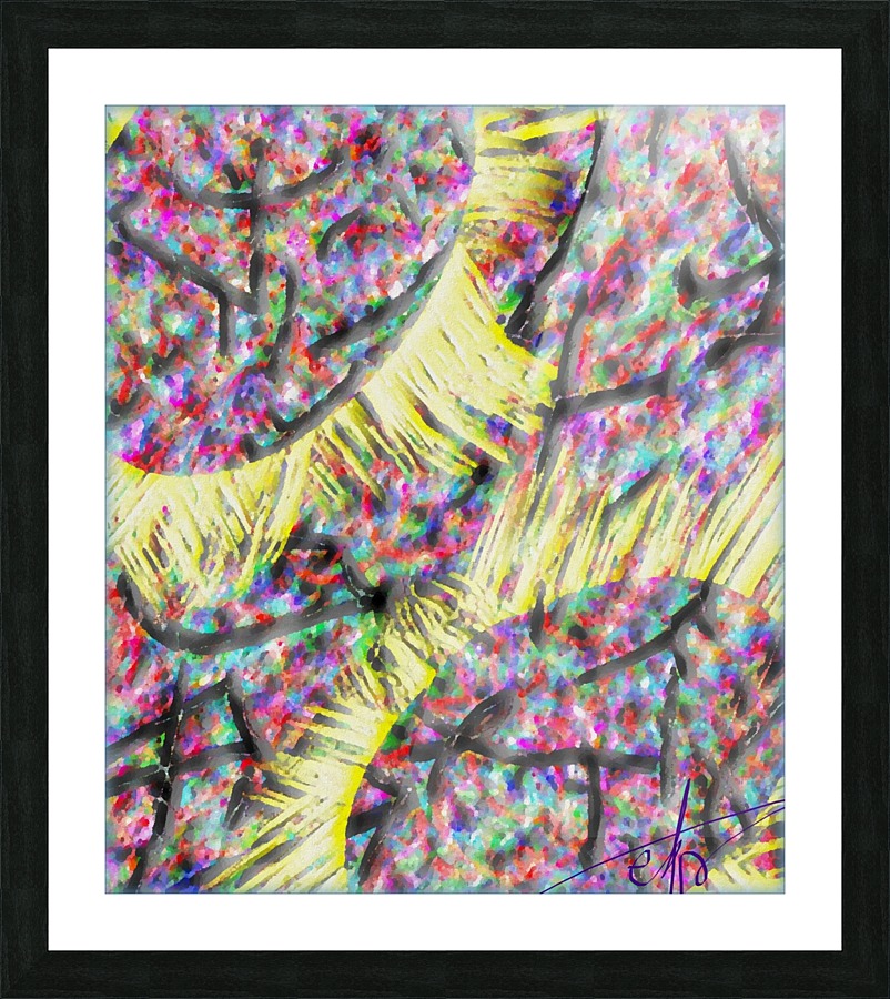 Collision Empyréenne Picture Frame print