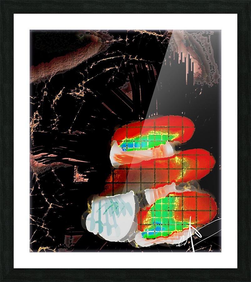 Targeted Demolition Picture Frame print