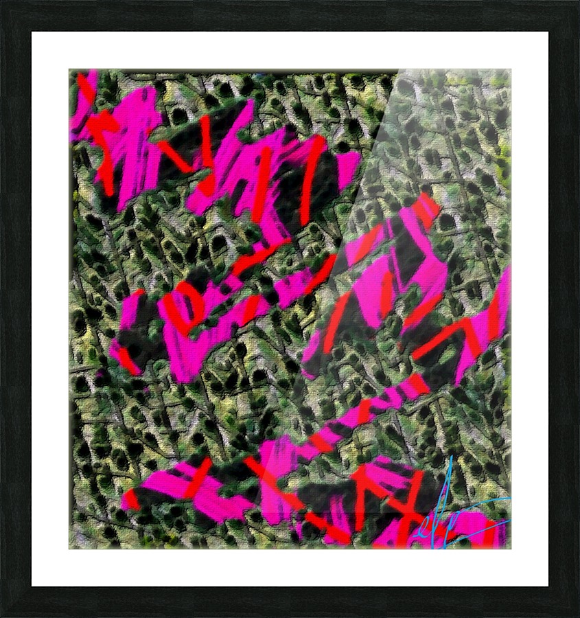 200 Meter Dash Picture Frame print