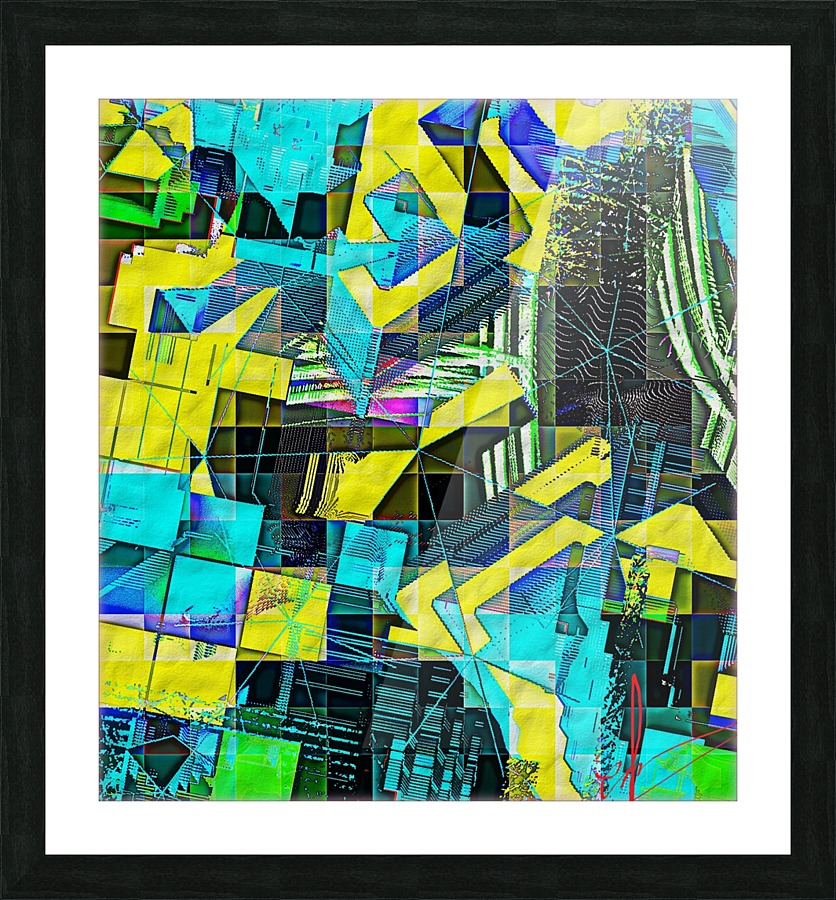 Hyperkaleidoscopically Picture Frame print