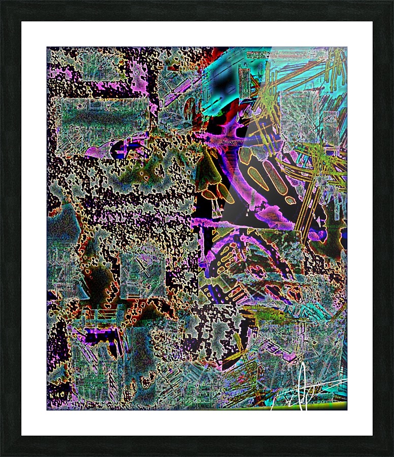 Leaching Away Picture Frame print