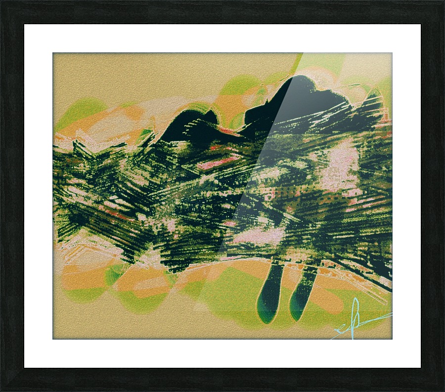 Décembre Picture Frame print
