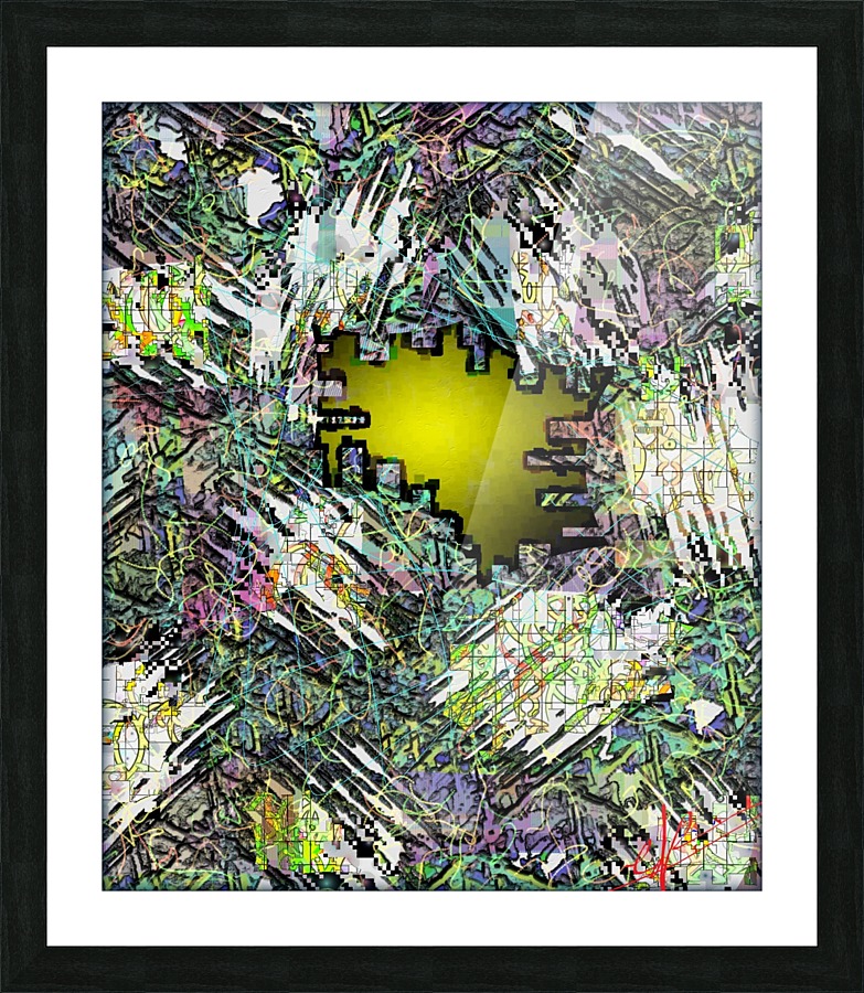 Coscuez Mine Picture Frame print