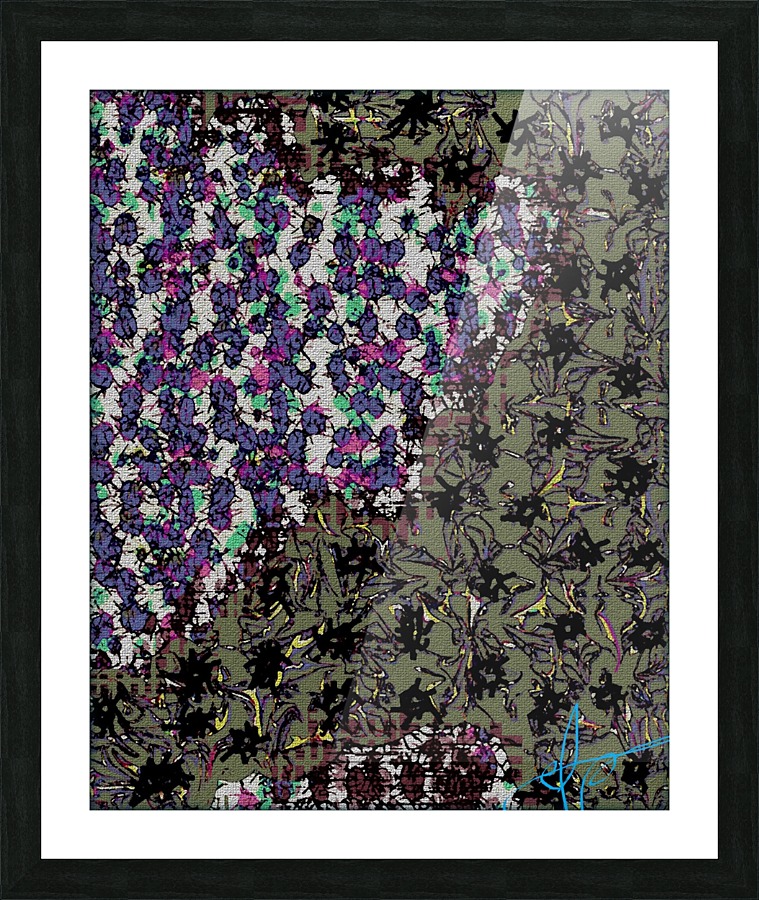 Insect War Picture Frame print