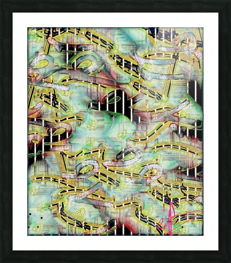Gecko Penitentiary Picture Frame print