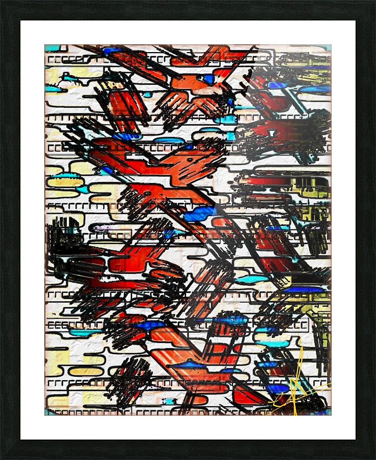 IˈBəlyəns in the Doing Picture Frame print