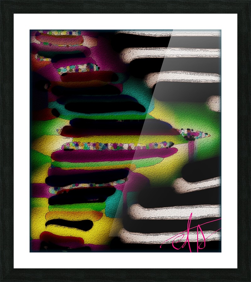 Toska Staircase Picture Frame print