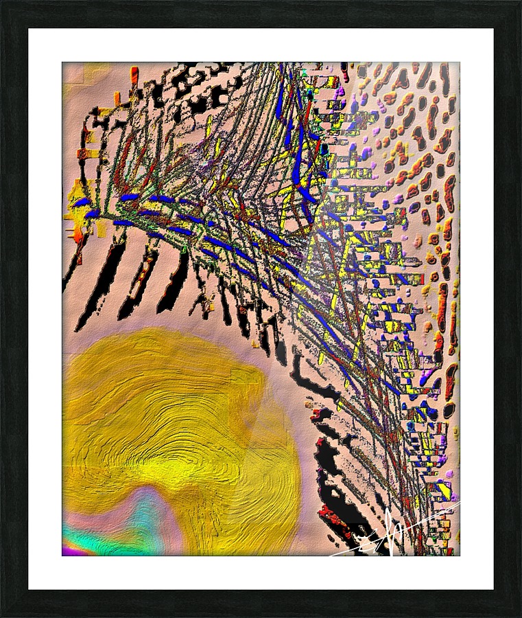 Not a Visual Thematic Picture Frame print