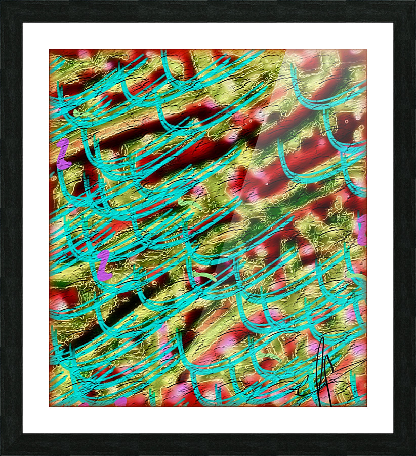 Bluebird Flight Paths Picture Frame print