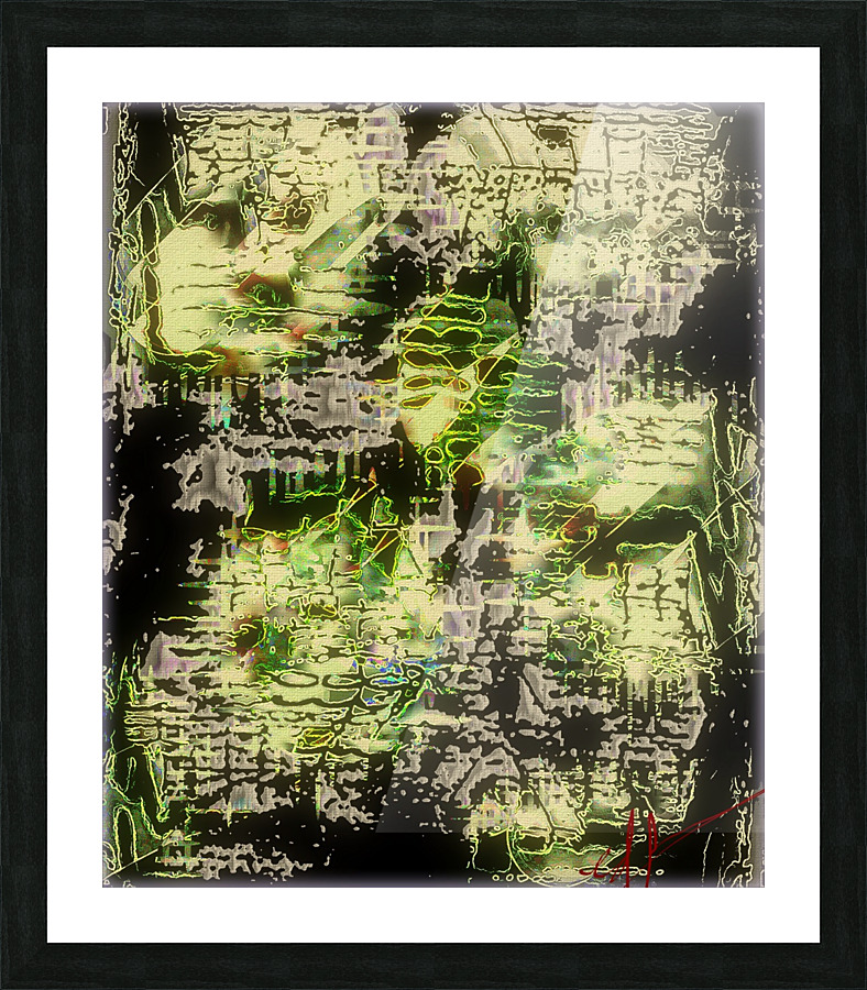 Neurophysiological Effervescent Melancholia Picture Frame print