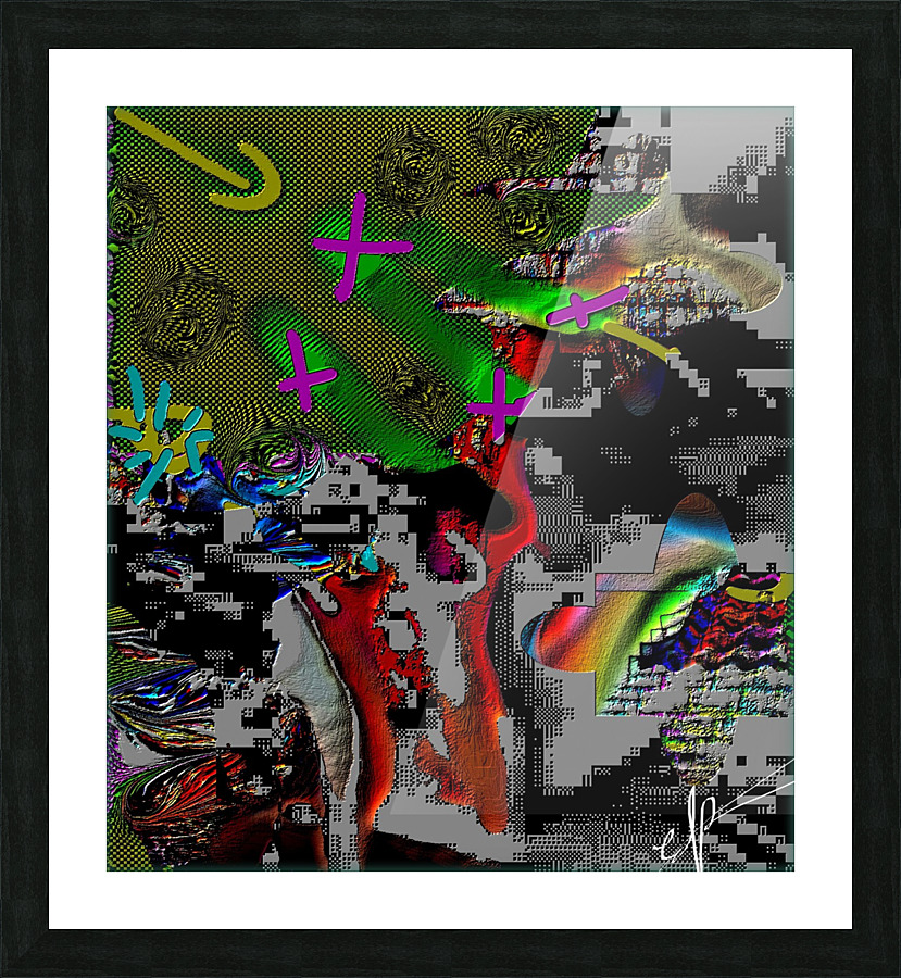 Laughing Debris Picture Frame print