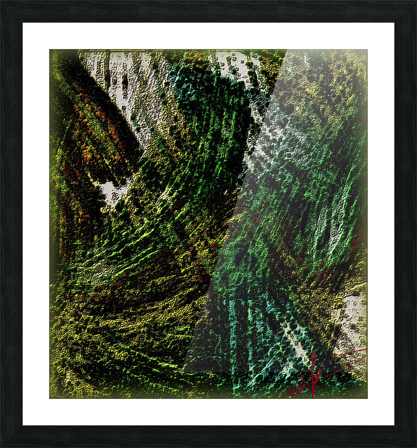 Grass Stains Picture Frame print