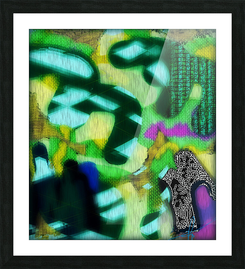 Huanglong Valley Picture Frame print