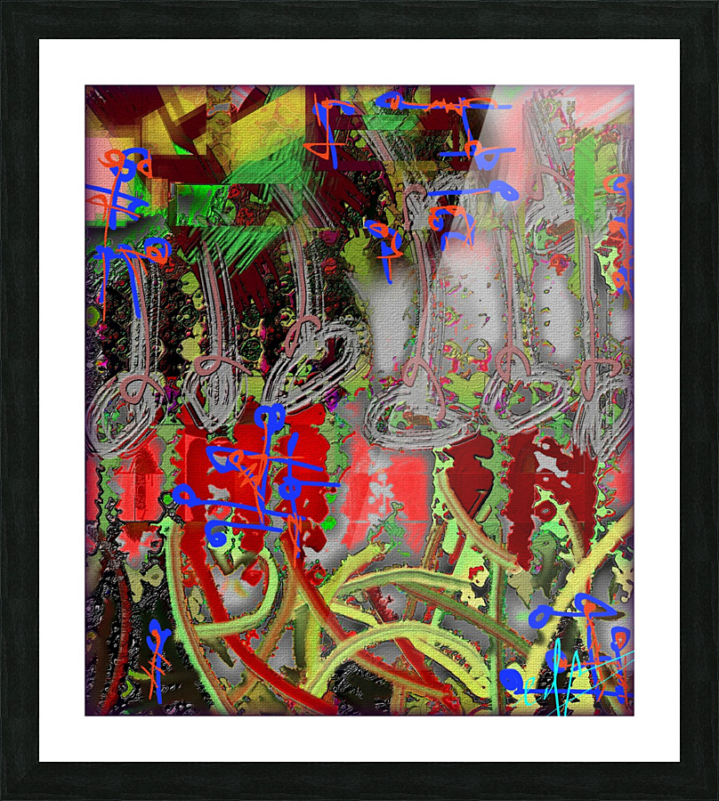 Inorganic Abnormalization Picture Frame print