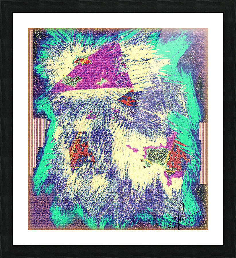 Exploding Head Syndrome Picture Frame print