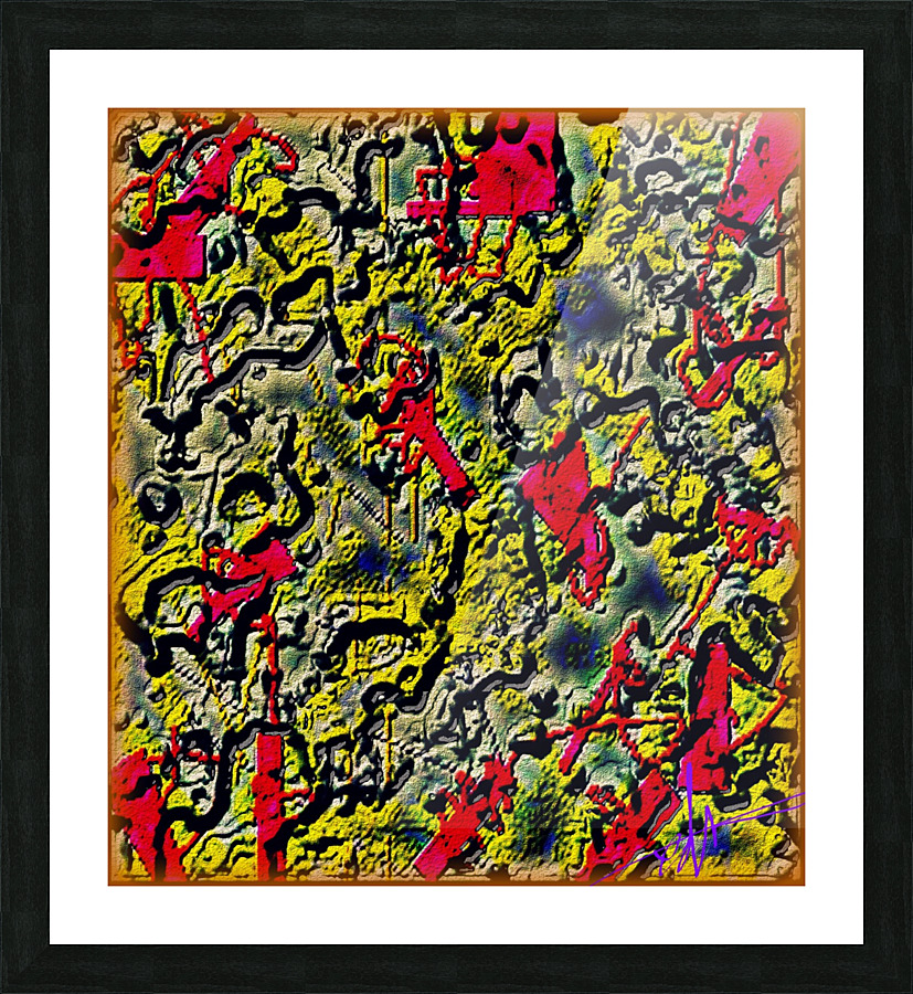 Gut Microbiota Picture Frame print