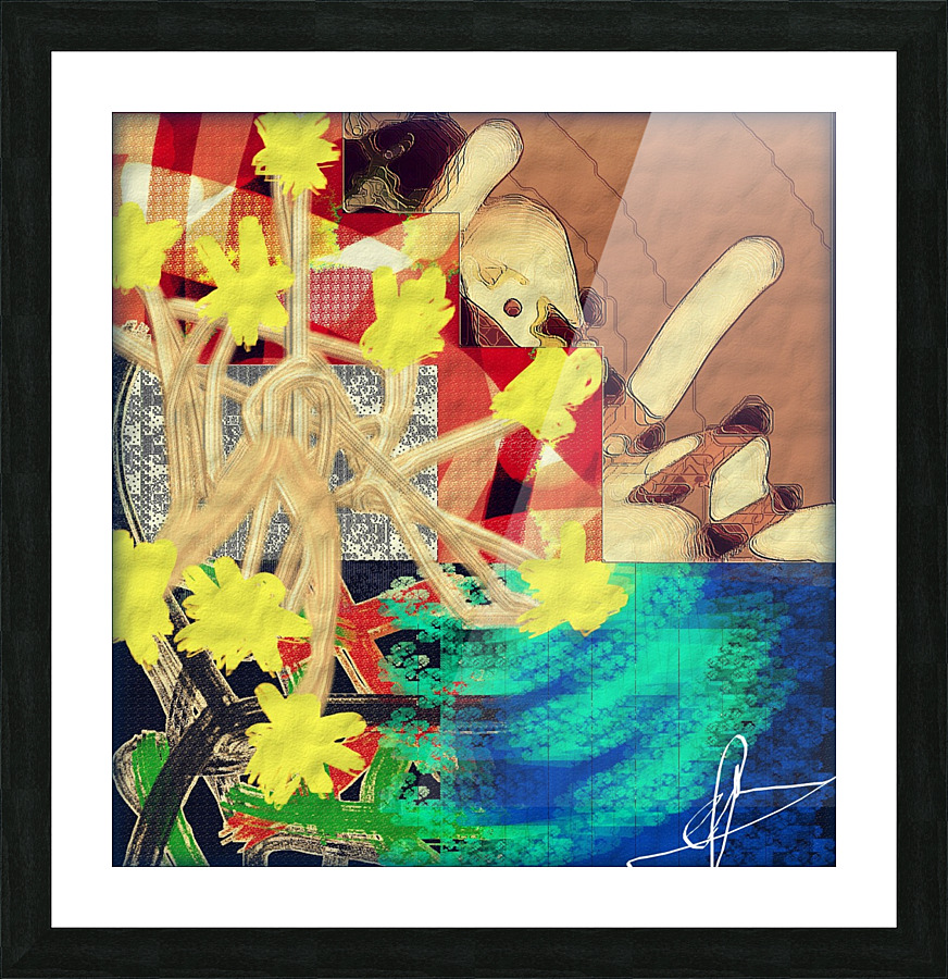 Vapidity Warp Picture Frame print